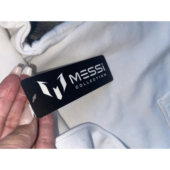 MESSI Collection Lionel Messi Men's Size XXL White Hoodie And T-Shirt Bundle NWT
